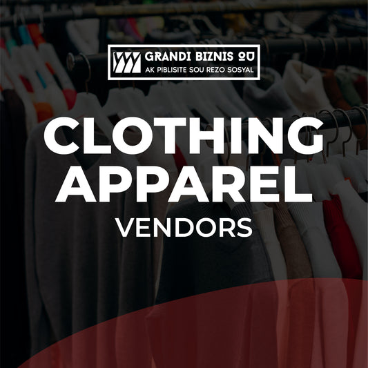 The Ultimate Clothing Vendor List